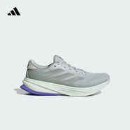 adidas領(lǐng)航系列SUPERNOVA RISE 2超輕緩震回彈防滑慢跑鞋阿迪達斯   奇跡銀灰/銀灰綠   42