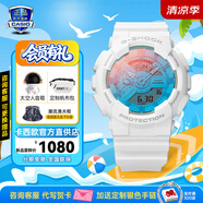 卡西歐（CASIO）黑金gshock黑白賽車冰韌運(yùn)動(dòng)時(shí)尚手表學(xué)生防水送男學(xué)生腕表禮物男 GA-110TL-7A潮流Z時(shí)代主題