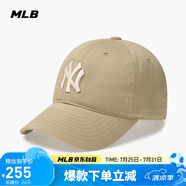 MLB帽子男女軟頂棒球帽虞書欣明星同款運動鴨舌帽3ACP6601N-50SAP-F