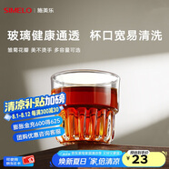 SIMELO德國(guó)施美樂咖啡玻璃杯拿鐵澳白美式Dirty意式濃縮高顏值透明杯子 迷你80ML(口寬易清洗,玻璃通透)