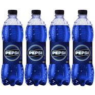 百事可樂藍色可樂 泰國Pepsi無蔗糖汽水碳酸飲料 聚會休閑飲品 藍百事可樂550ml*4瓶