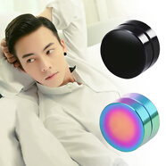 戚小米（QI XIAO MI）男士耳釘磁鐵男款無耳洞假學(xué)生韓版耳釘潮男耳夾吸鐵石磁力耳飾品 黑色4MM