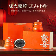 秀庭香紅茶正山小種正宗武夷山 濃香型春季新茶茶葉陶瓷罐裝250g 250g 禮盒裝