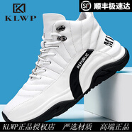 KLWP香港男鞋春季新款時(shí)尚百搭潮流厚底增高休閑運(yùn)動(dòng)鞋男鞋 白色【正 白色 38