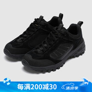 探路者徒步鞋男鞋秋冬戶(hù)外新款防滑耐磨透氣防潑水旅游鞋保暖登山鞋女鞋 男-黑色989 41