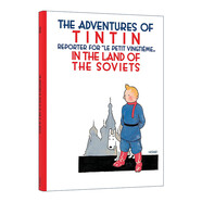 英文原版 The Adventures of Tintin Tintin in the Land of the Soviets 丁丁歷險記之丁丁在蘇聯(lián) 兒童精裝漫畫 進(jìn)口英語原版書籍