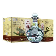 牛欄山北京牛欄山二鍋頭 百年陳釀三牛 純糧白酒濃香型春節(jié)送禮 53度 500mL 6瓶 牛欄山青龍整箱裝
