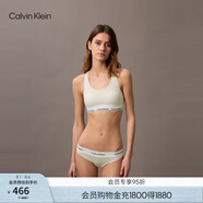 Calvin Klein內(nèi)衣【明星同款摩登引力帶】女士ck輕運(yùn)動(dòng)工字美背文胸QF3785AD T8K-暖灰條紋 M 推薦75B-85A