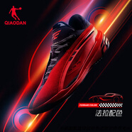 喬丹FE2.5丨籃球鞋男鞋新款減震耐磨巭TURBO回彈實(shí)戰(zhàn)革面球鞋 錦鯉紅/黑色 39