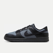 耐克男子運動板鞋NIKE DUNK LOW RETRO SE運動鞋 FZ3052-001黑灰44