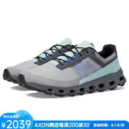 昂跑（On）男鞋運動鞋越野跑鞋減震Cloudvista公路鞋透氣系帶春夏晨跑 Alloy/Black 7.5 /40.5碼
