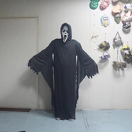 SOKGUIN驚聲尖叫頭套全臉萬圣節(jié)COS搞怪死神衣服服裝 驚聲尖叫面具衣服手套
