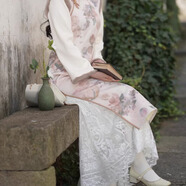 眺德高旗袍內搭襯裙蕾絲網(wǎng)紗半身裙松緊復古旗袍搭配打底遮胯顯瘦長(cháng)裙子 打底網(wǎng)紗襯裙（白色） 均碼 【推薦90-140斤】