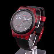 斯沃琪（Swatch）正品/手表瑞士原裝進(jìn)口經(jīng)典機(jī)械男女情侶腕表SUTS401 SUTR400:裝置紅