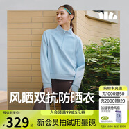 蕉下（beneunder）外套女衛(wèi)衣防曬防風(fēng)運(yùn)動(dòng)戶外秋季新品DS003奶霧藍(lán)XL