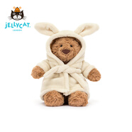 Jellycat巴塞羅熊動(dòng)物毛絨玩偶兒童安撫公仔小熊潮玩送禮娃娃生日新婚禮物 浴袍巴塞羅熊 Medium