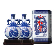 紅星二鍋頭 紅星藍花十五 52度清香型純糧白酒 500ml【喜酒】 52度 750mL 2瓶 紅星青花瓷