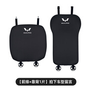 芒芒適用五菱汽車坐墊繽果星光佳辰凱捷星辰星馳宏光冰絲座套車內(nèi) 五菱前坐墊1片靠背墊1片時(shí)尚黑備注車型年款
