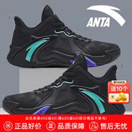 安踏（ANTA）空域4｜籃球鞋男運動鞋夏季低幫減震耐磨戶外實戰(zhàn)透氣訓練鞋子 【空域4】黑-4 39 (245mm)