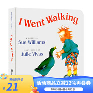 I Went Walking 我想去散步 紙板書 吳敏蘭繪本 英文原版繪本