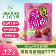 溜溜梅烏梅 烏梅子醬梅干孕婦兒童解饞健康休閑零食160g/袋 