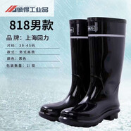 工礦雨鞋煤礦專用勞保橡膠工礦靴水鞋防砸礦工礦用雨靴男g(shù)2H1 回力818高筒 38