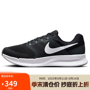 耐克NIKE跑步鞋男緩震透氣RUN SWIFT 3運(yùn)動鞋DR2695-002黑白42