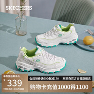 斯凱奇（Skechers）小白熊女鞋夏季厚底百搭老爹鞋透氣熊貓鞋休閑運動鞋99999863