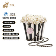 香奈兒 Chanel香奈兒24K新款女包秀款收藏版限量爆米花包 黑色