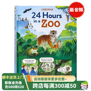 Usborne出品 探險的24小時8冊套裝 英文原版 24 Hours in the Jungle/Antarctica 精裝全彩科普漫畫繪本 少兒英文課外閱讀故事書 送音頻 在動物園的24小時