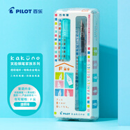百樂（PILOT）笑臉學(xué)生鋼筆三年級(jí)小學(xué)生 入門級(jí)書法筆生日禮物 Kakuno家族系列男孩款F咀透明綠