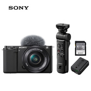 索尼（SONY）ZV-E10L 半畫幅微單相機(jī) 拍攝手柄套裝 黑色