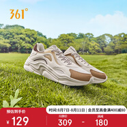 361°361°運(yùn)動(dòng)鞋云舒5夏季跑鞋透氣網(wǎng)面戶外休閑老爹鞋男672516701-3