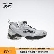Reebok銳步官方男女同款I(lǐng)NSTAPUMP FURY 95經(jīng)典一腳蹬充氣運(yùn)動(dòng)休閑鞋 100069778 灰/黑/白 42.5