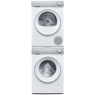 西門子（SIEMENS）小晶鉆系列 洗烘套裝 10kg滾筒全自動洗衣機(jī)+10kg變頻熱泵烘干機(jī) WG52H1U00W+WQ53H2001W