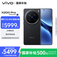 vivo X200 Pro 16GB+512GB 辰夜黑 國家補貼 蔡司2億APO超級長焦 藍(lán)晶×天璣9400 拍照 AI 手機