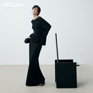 KEIGAN/開(kāi)間鎮店夏季剛需日本進(jìn)口針織三醋酸清涼冰沙空氣褲/半裙 高級黑(冰沙空氣半裙升級版) XS 32