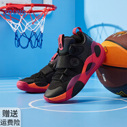 李寧（LI-NING）全城10馭帥16兒童籃球鞋男中大童韋德之道童鞋減震實戰(zhàn)運動鞋女 標準黑（全城8） 37