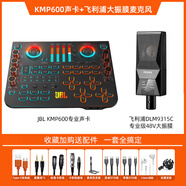 JBL直播設備全套裝電腦聲卡唱歌手機主播k歌錄音麥克風(fēng)高級專(zhuān)業(yè) 聲卡+飛利浦DLM9315C黑 官方標配