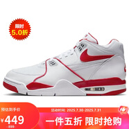 耐克NIKE男休閑鞋緩震AIR FLIGHT '89新年紅運動鞋HM3467-100白41