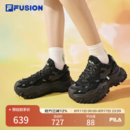 FILAFUSION斐樂(lè )潮牌女鞋硬糖鞋厚底老爹鞋女運動(dòng)鞋女 黑色-BK 36.5