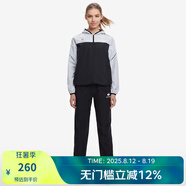 HOTSUIT后秀暴汗服運(yùn)動(dòng)套裝男女健身跑步出汗長(zhǎng)袖套裝明星同款速干衣 空靈灰/礦物黑【女款】 L 【喜歡寬松，拍大一碼】