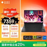 惠普（HP）暗影精靈11游戲本筆記本電腦 國家補貼（14代i7-14650HX RTX5070 32G 1TBSSD QHD240Hz）