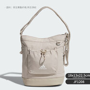 ADIDAS/阿迪達(dá)斯休閑包格紋男女手拎包單肩包時(shí)尚腋下斜挎運(yùn)動(dòng)包水桶包 JF1208 18*13*22.5cm 均 碼