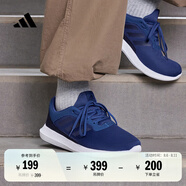 adidas CORERACER隨心暢跑網(wǎng)面休閑跑步鞋男子阿迪達(dá)斯官方輕運動 深藍(lán)色/藏青色   42
