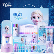 迪士尼（Disney）文具套裝 艾莎公主繪畫學(xué)生文具禮盒72件套 小學(xué)生學(xué)習(xí)獎(jiǎng)品開學(xué)大禮包生日禮物女孩禮品