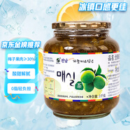 全南 蜂蜜梅子茶1kg 韓國原裝進口 含果肉果醬水果茶搭配早餐冷熱沖飲