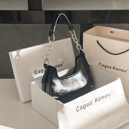 CALVIN KLEIN PERFORMANCE CK女包小ck女神包包女腋窩袋2025新利基背包時尚多功能煉肩斜挎包 黑色