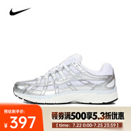 耐克（NIKE）P-6000女鞋舒適百搭老爹鞋網(wǎng)面透氣輕便跑步鞋街頭時(shí)尚復(fù)古運(yùn)動(dòng)鞋 BV1021-106 36.5