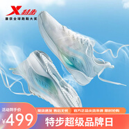 特步氫風(fēng)科技5.0特步超輕跑步鞋男夏季新款輕便休閑鞋網(wǎng)面透氣運動鞋 帆白/清透藍(賈卡) 氫風(fēng)5.0 41